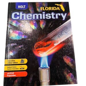 Holt Florida Chemistry Hardcover Textbook FCAT Prep Interactive Online Edition